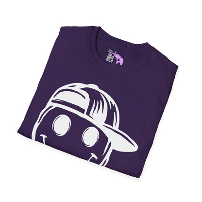 Melty Smiley Face w/Hat Adult T-shirt