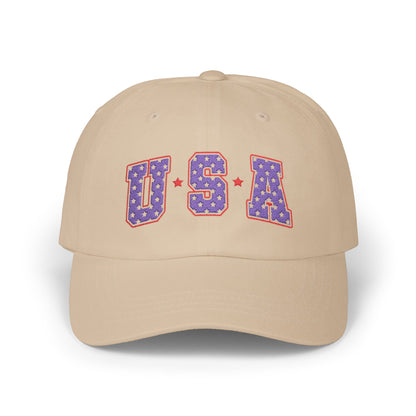 USA Stars & Stripes Embroidered Classic Dad Cap