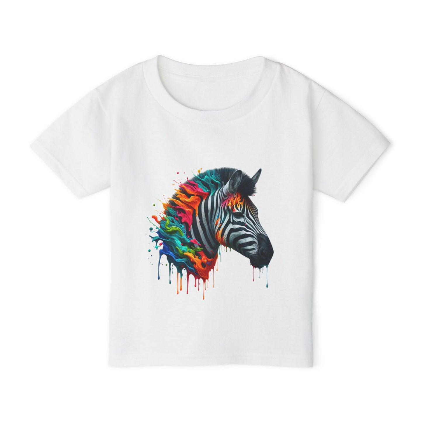 Colorful Zebra Heavy Cotton™ Toddler T-shirt