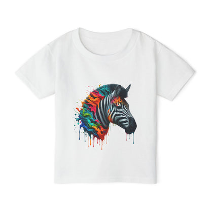 Colorful Zebra Heavy Cotton™ Toddler T-shirt