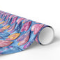 Color Pop Stitched Hearts Wrapping Paper