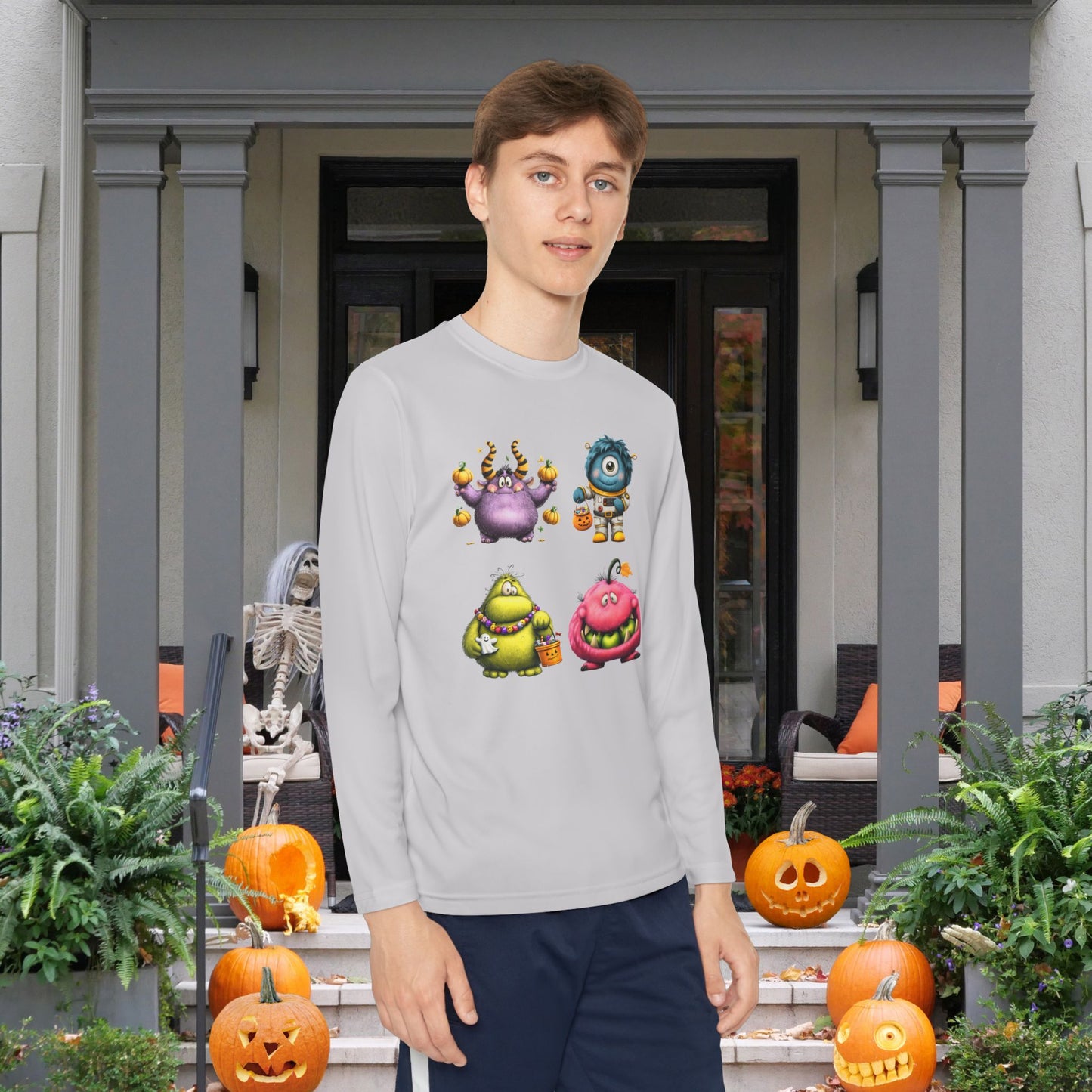 Monster Mayhem Youth Long Sleeve Tee