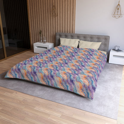 Dreamwave Marble Microfiber Duvet Cover