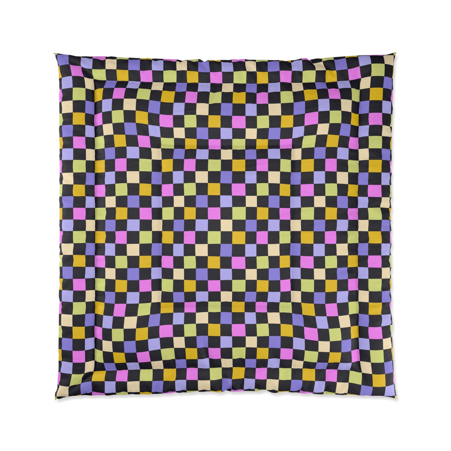 Joyful Checkerboard Comforter