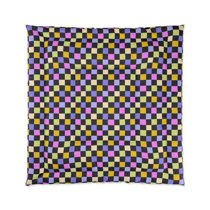 Joyful Checkerboard Comforter