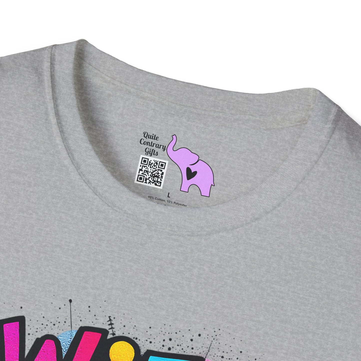 Wife Mom Boss (Primary Colors) Adult T-shirt