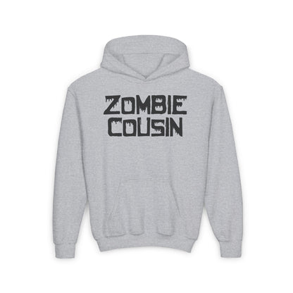 ""Zombie Cousin Youth Heavy Blend Hoodie