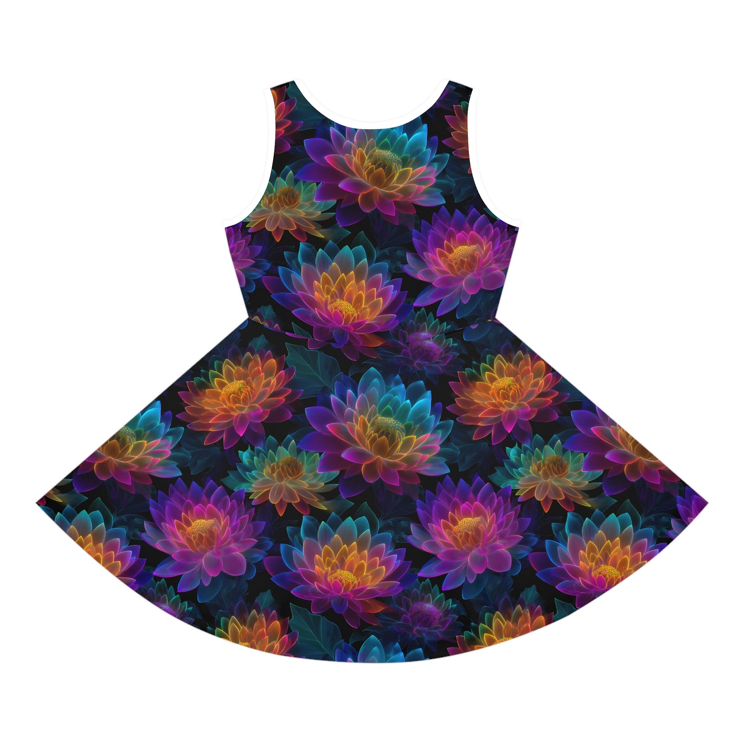 Luminous Lotus Girls' Sleeveless Sundress