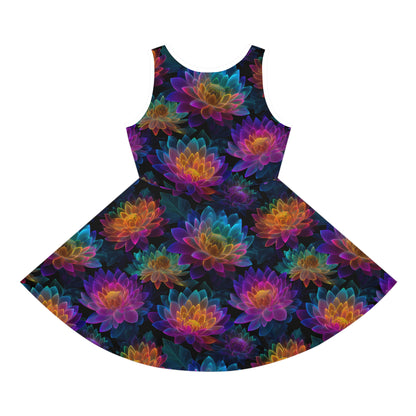 Luminous Lotus Girls' Sleeveless Sundress