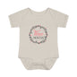 Pink Milestone Wreath Onesie-Three Months