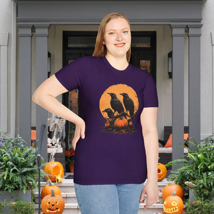 Halloween Crows 4 Adult T-shirt
