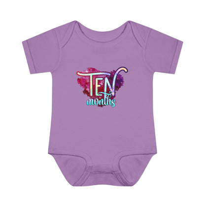 Stardust Baby Milestone Bodysuit-Ten Months