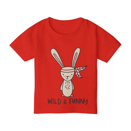 Wild & Funny (Bunny) Heavy Cotton™ Toddler T-shirt