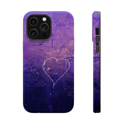 Purple Heart Wall MagSafe® Compatible Tough Case for iPhone