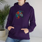 Colorful Zebra Heavy Blend™ Hooded Sweatshirt