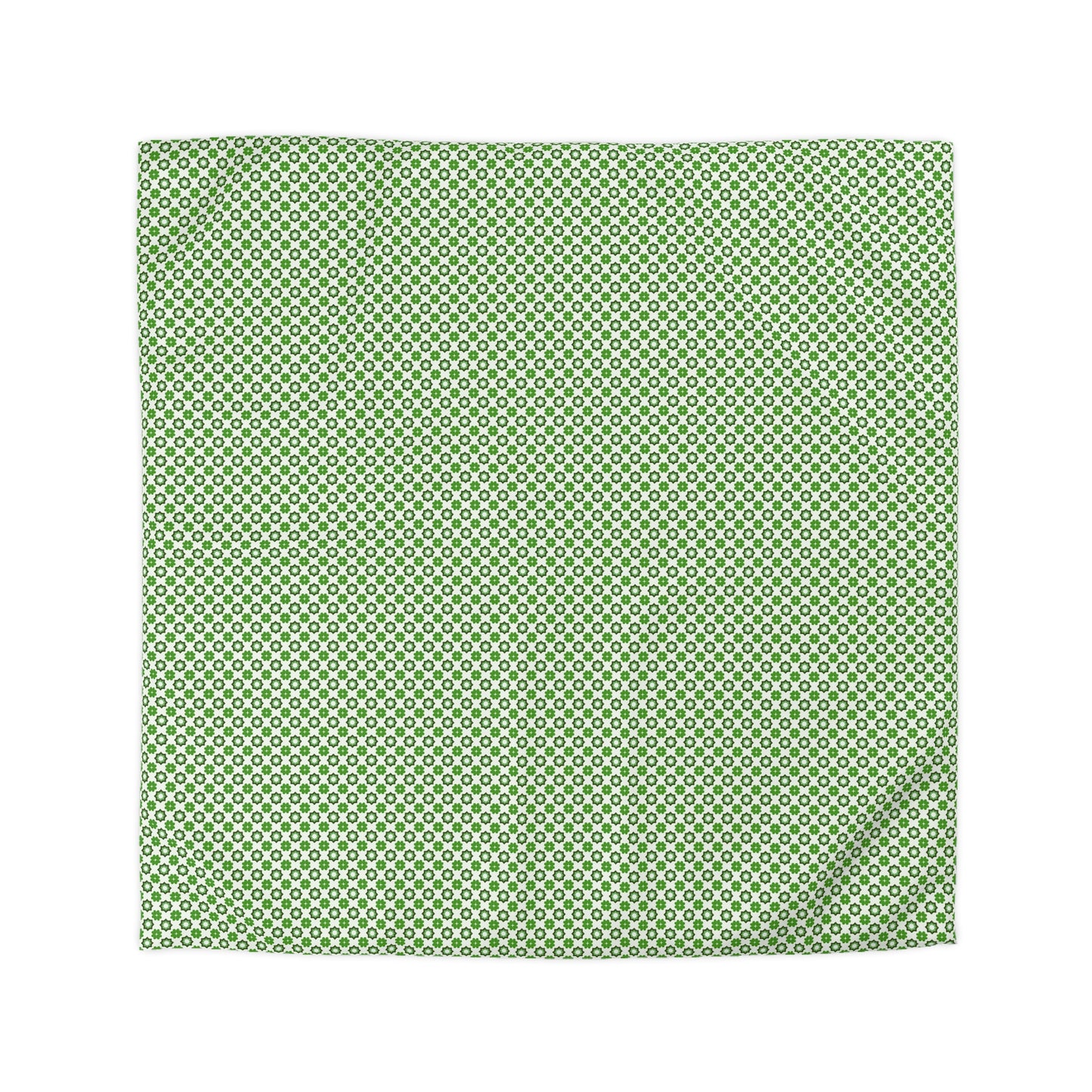 Emerald Star Garden Microfiber Duvet Cover