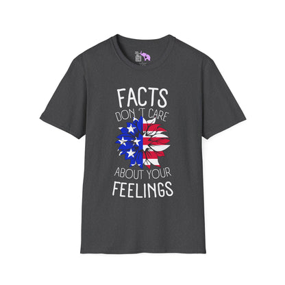 Facts Don't Care About Your Feelings American Flag Adult T-shirt