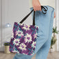 Twilight Daisy Meadow Canvas Tote Bag
