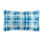 Ocean Sunset Plaid Microfiber Pillow Sham