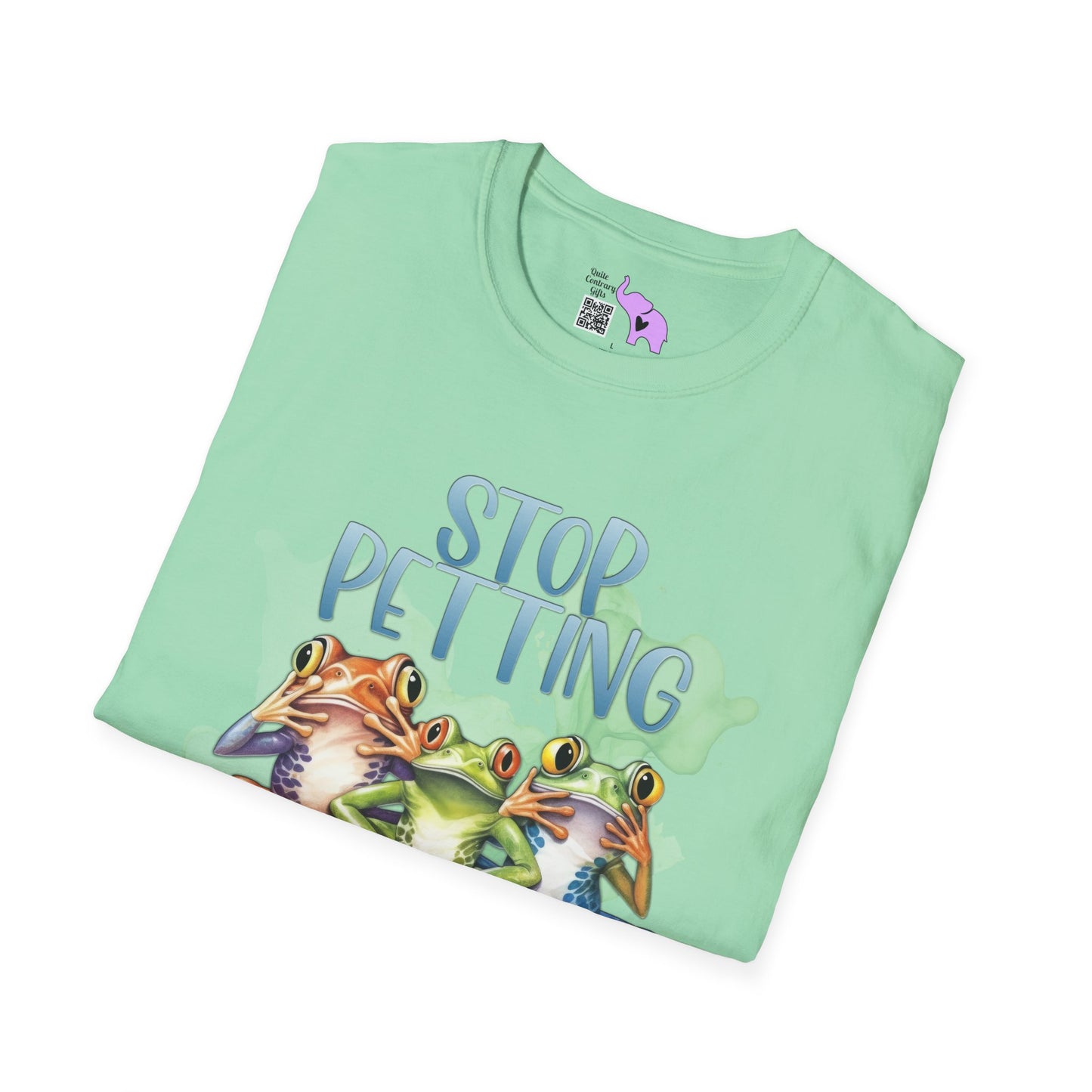 Stop Petting My Peeves (Frogs) Adult T-shirt