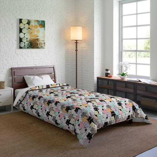 Cartoon Cats Comforter