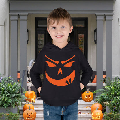 Goofy Grin Jack-O-Lantern Toddler Hoodie