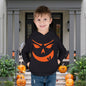 Goofy Grin Jack-O-Lantern Toddler Hoodie