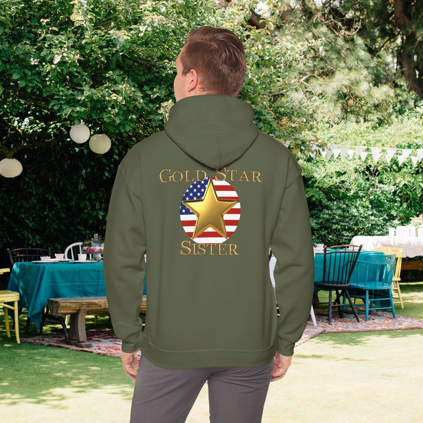 Gold Star Sister Heavy Blend™ Hooded Sweatshirt