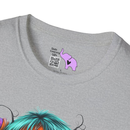 Patchwork Pumpkin Heart Adult Unisex Tshirt