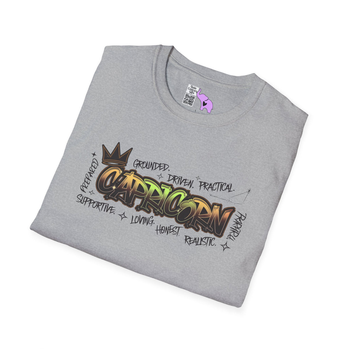Capricorn Street Art Adult T-shirt