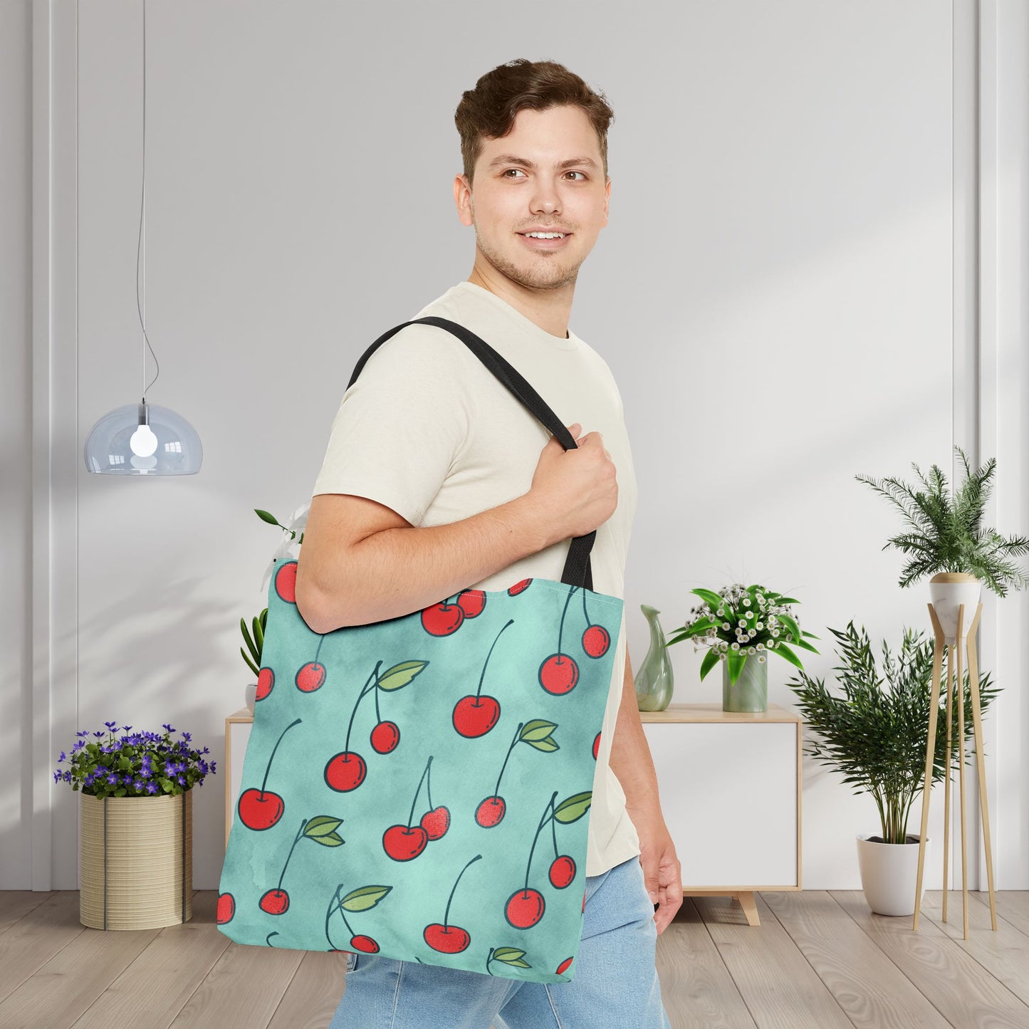 Cherry Jubilee Canvas Tote Bag