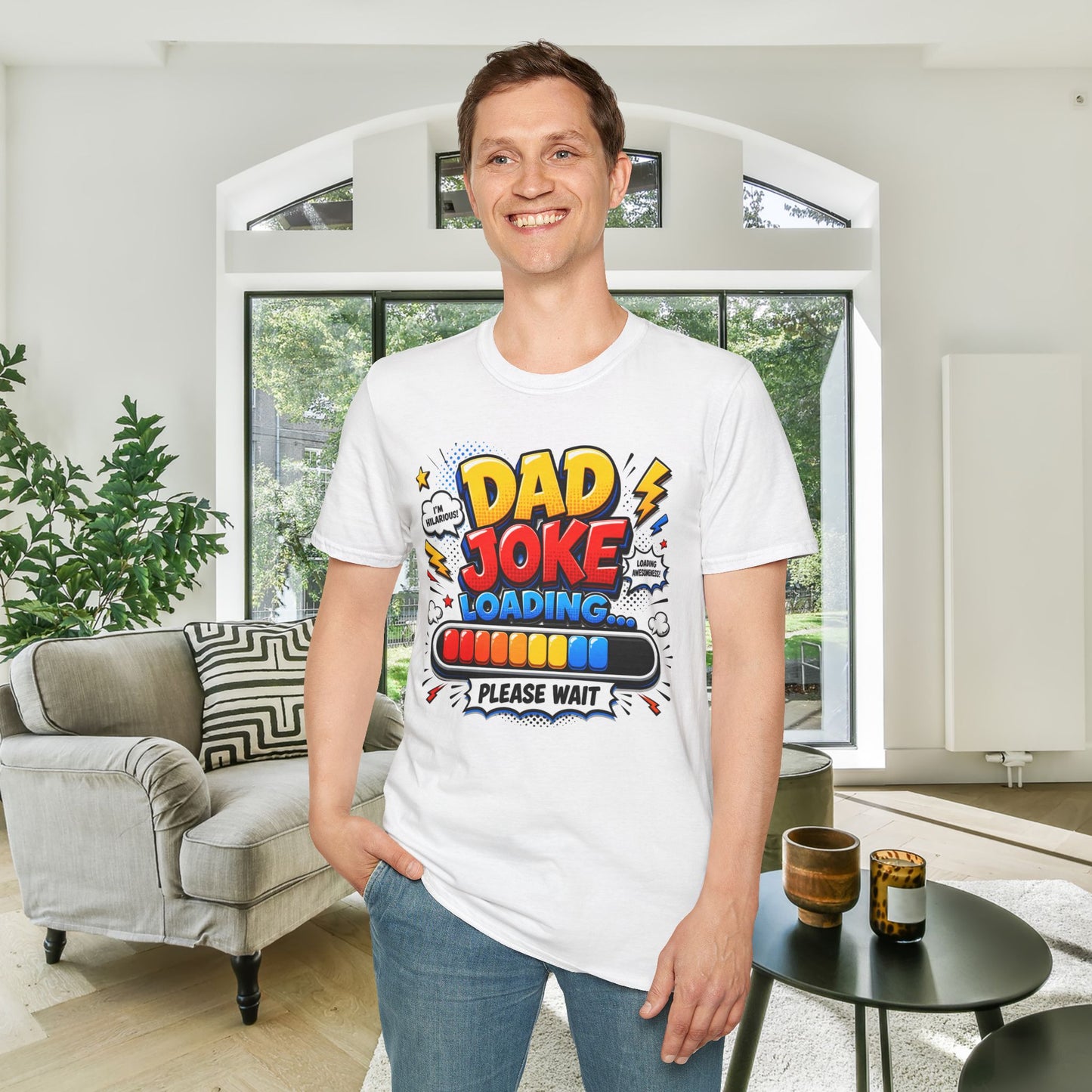 Dad Joke Loading Please Wait Adult T-shirt