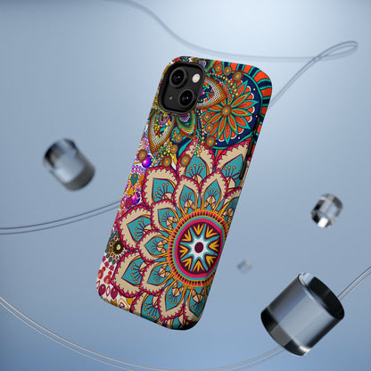 Colorful Mandala MagSafe® Compatible Tough Case for iPhone