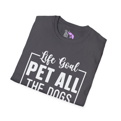 Life Goal Pet All The Dogs Adult T-shirt