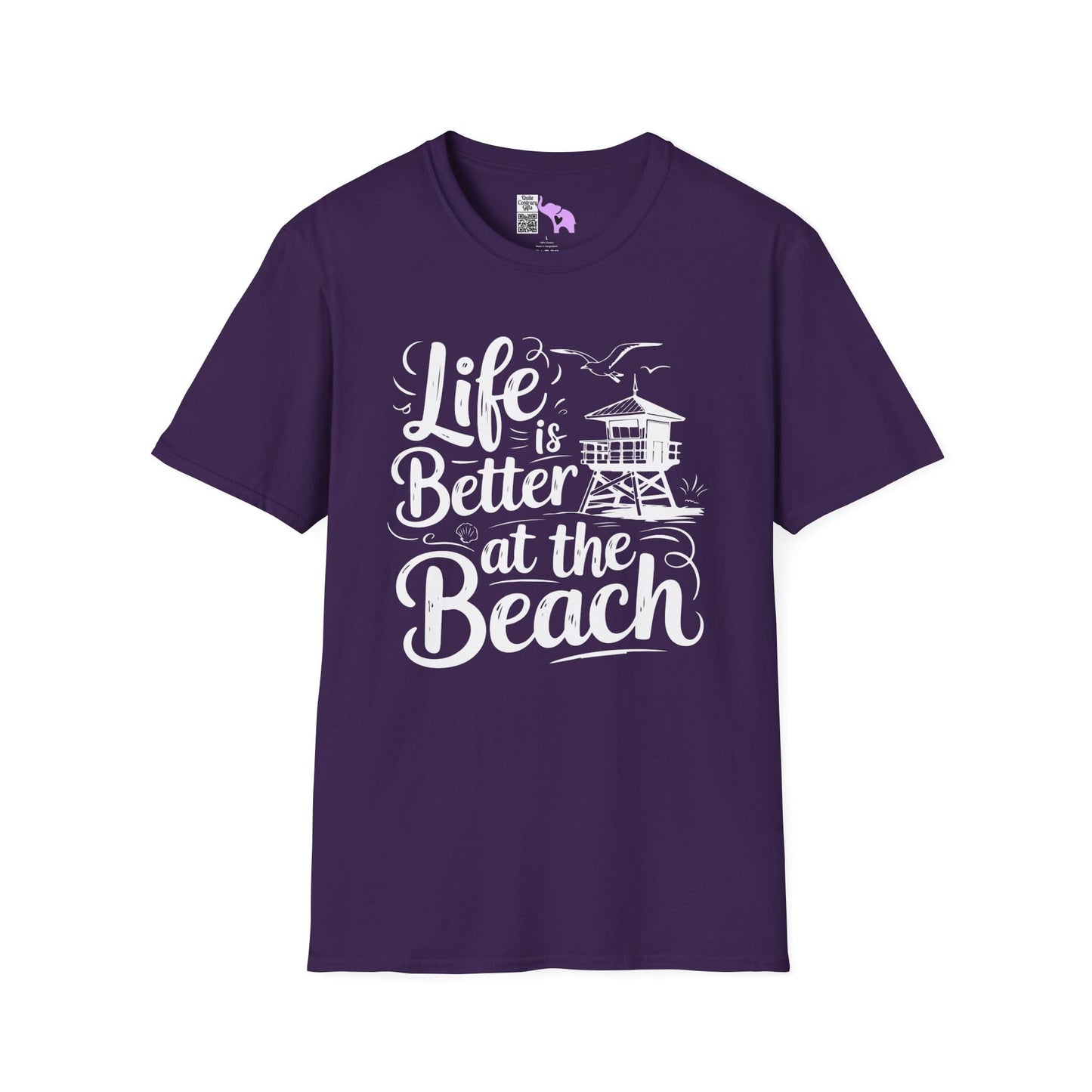 Life is Better At The Beach Adult T-shirt