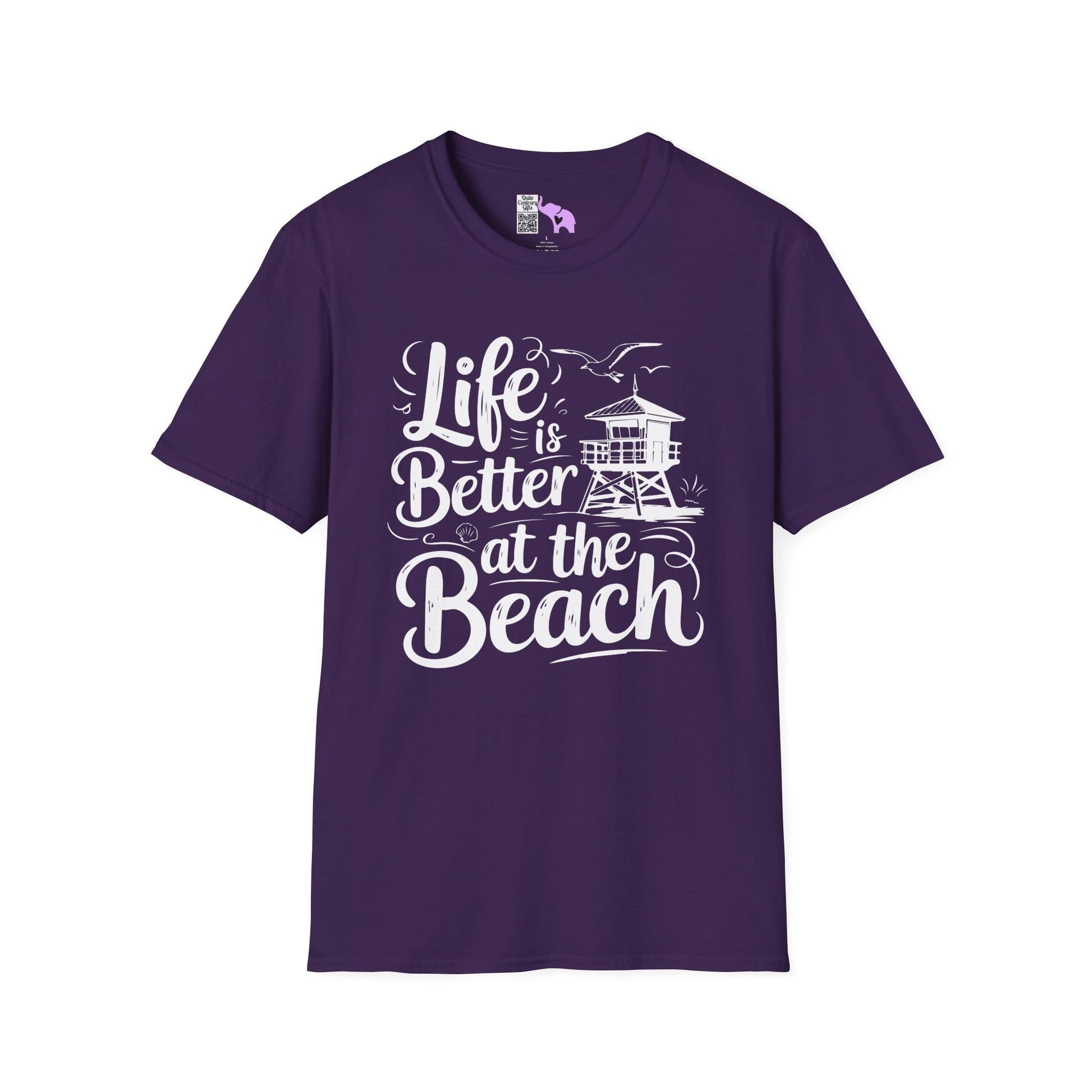 Life is Better At The Beach Adult T-shirt