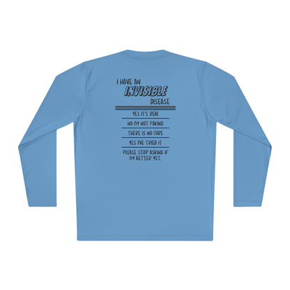 I'm An Invisible Warrior Chronic Illness Lightweight Long Sleeve Tee