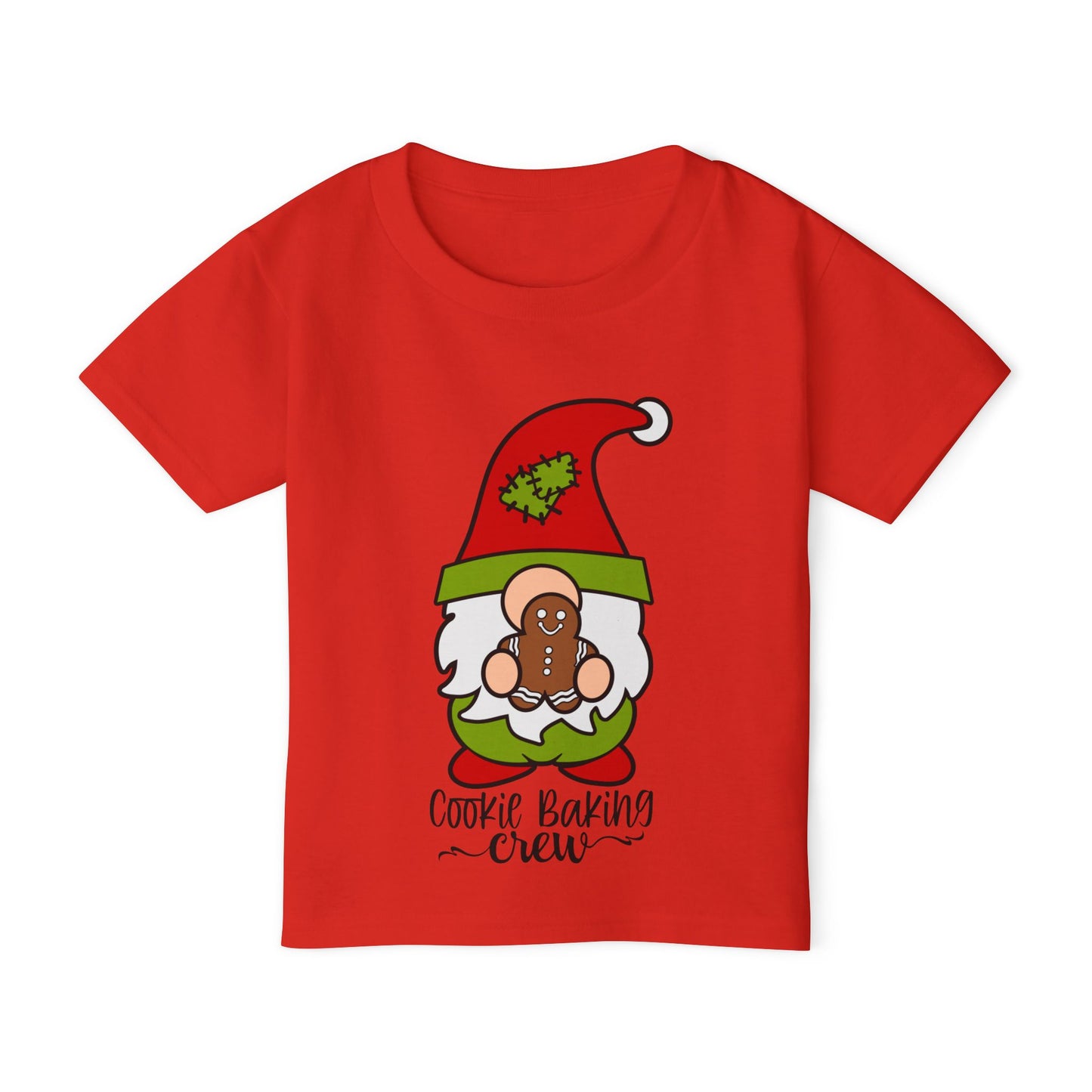 Cookie Baking Crew Gnome Heavy Cotton™ Toddler T-shirt