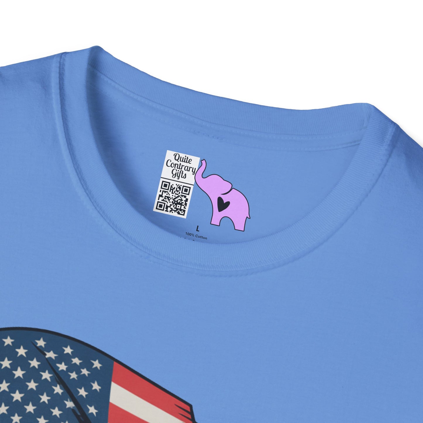 Patriotic Bigfoot Adult T-shirt