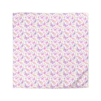 Pastel Butterfly Dreams Duvet Bedding Set