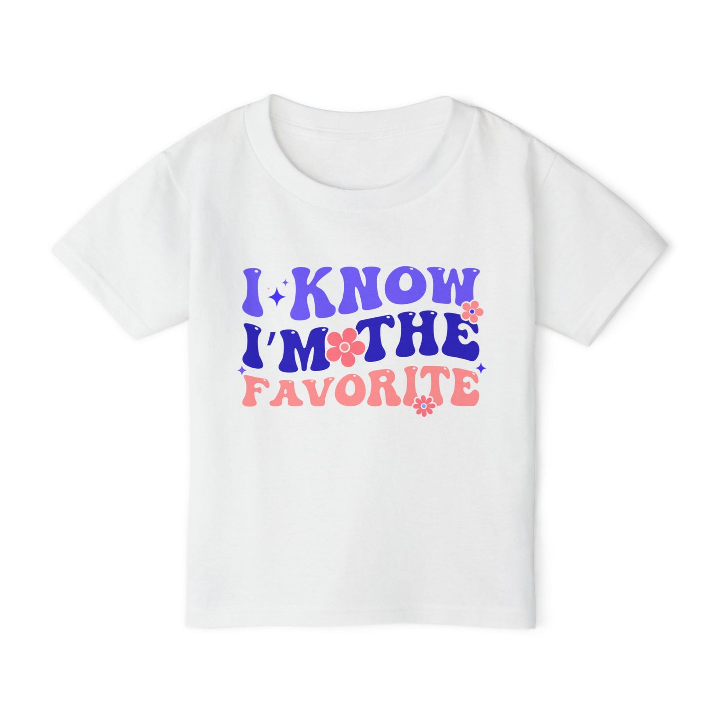 I Know I'm The Favorite Heavy Cotton™ Toddler T-shirt