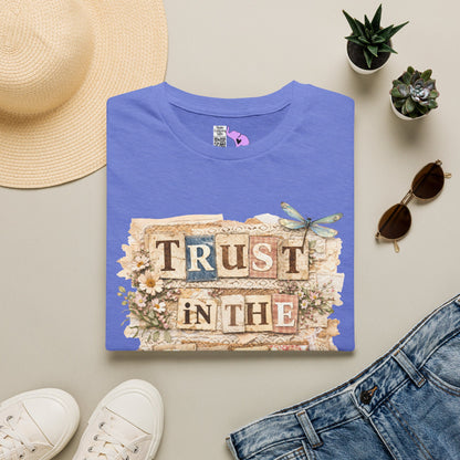 ""Trust In The Lord (Lace Collage) Adult T-shirt