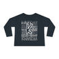 Kwanzaa Wordcloud Toddler Long Sleeve Tee