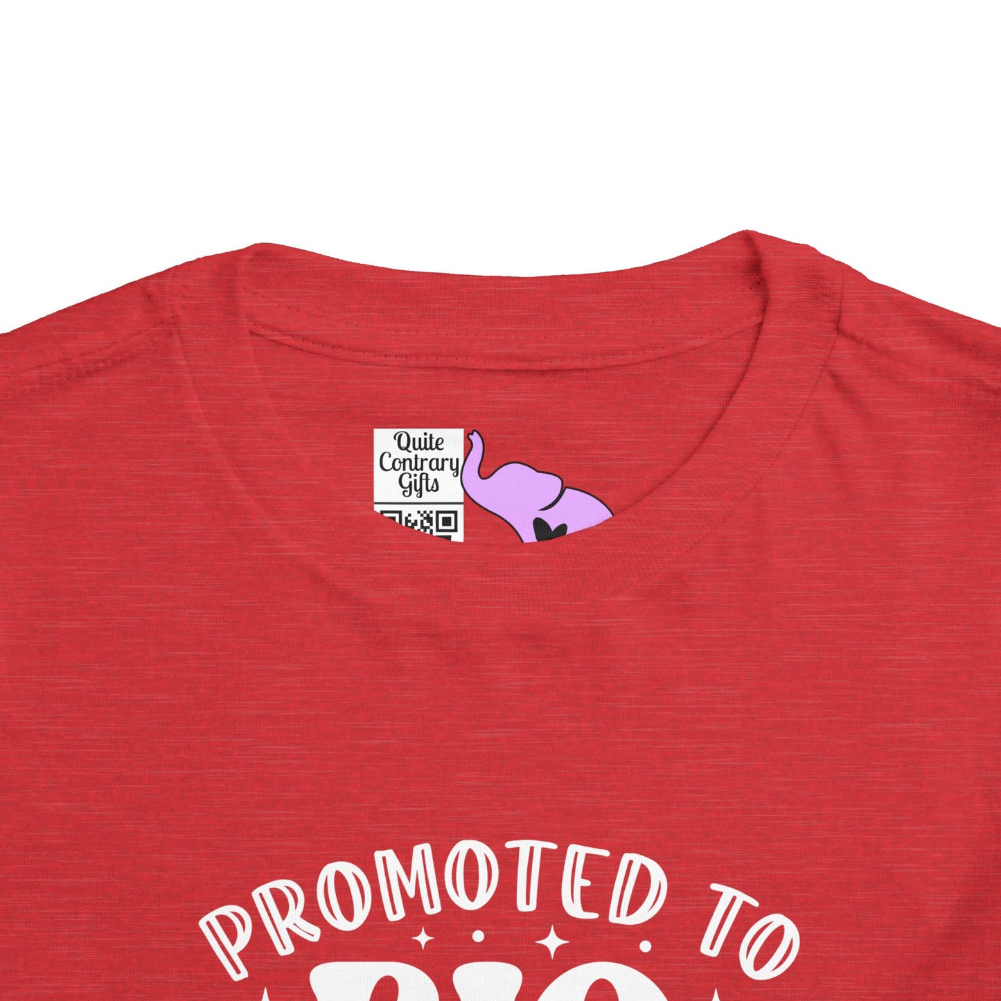 Promoted to Big Sister (Script) Toddler Tee