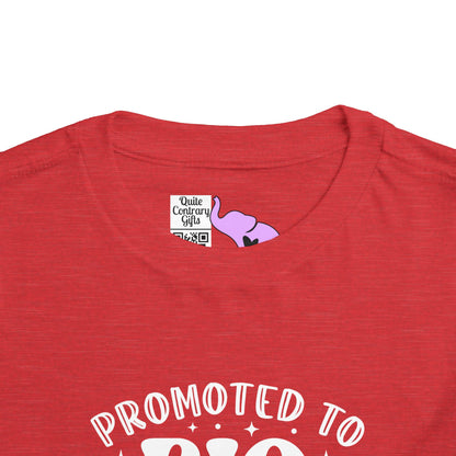 Promoted to Big Sister (Script) Toddler Tee
