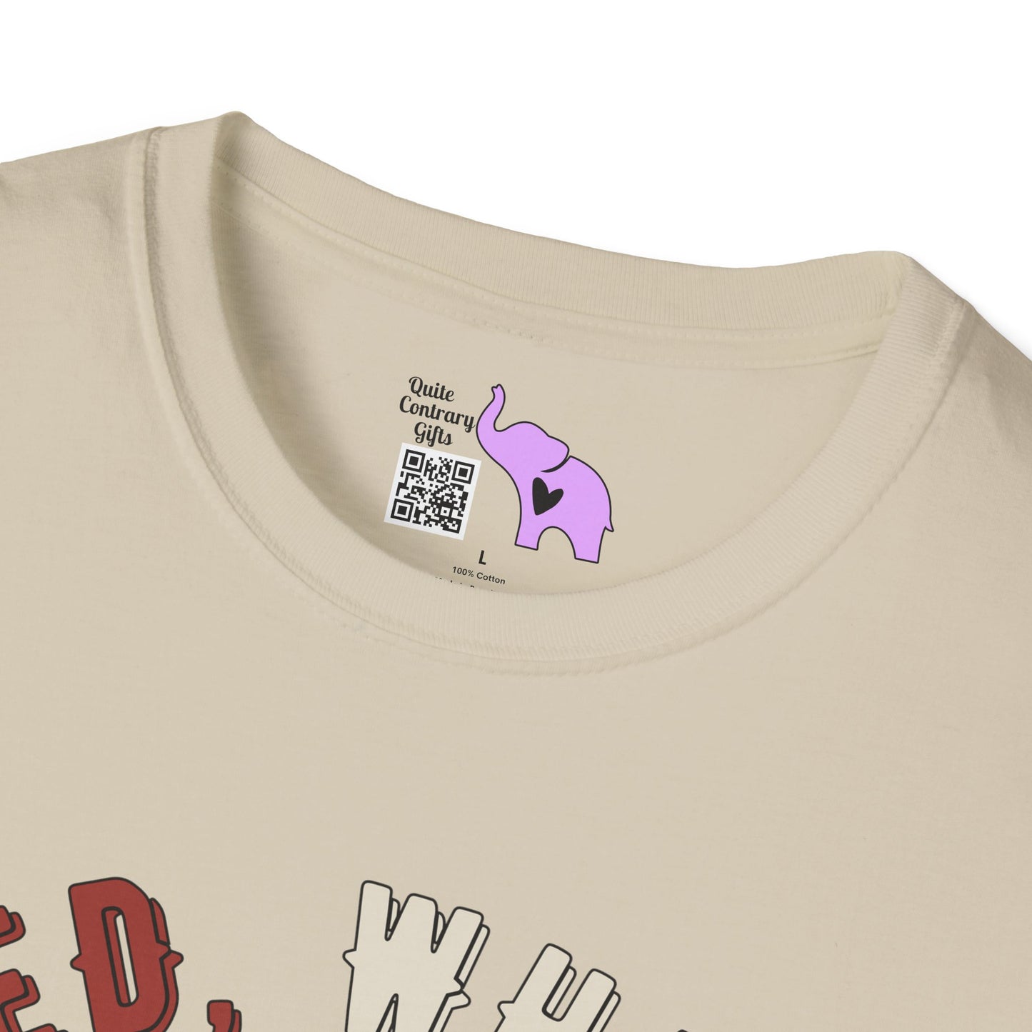 Red, White, & Moo Adult T-shirt