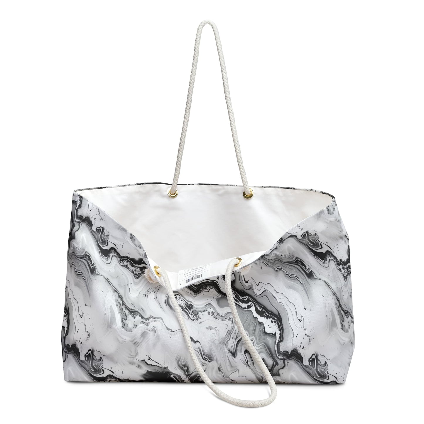 Frost Veil Marble Weekender Bag