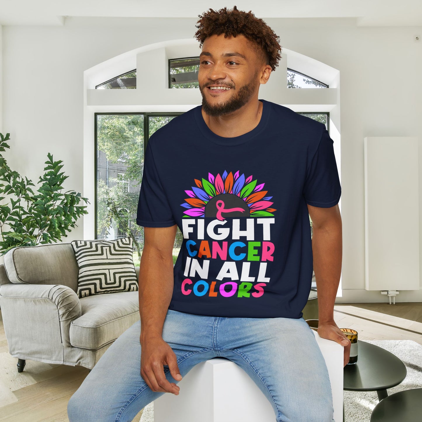 Fight Cancer in All Colors 26 Adult T-shirt