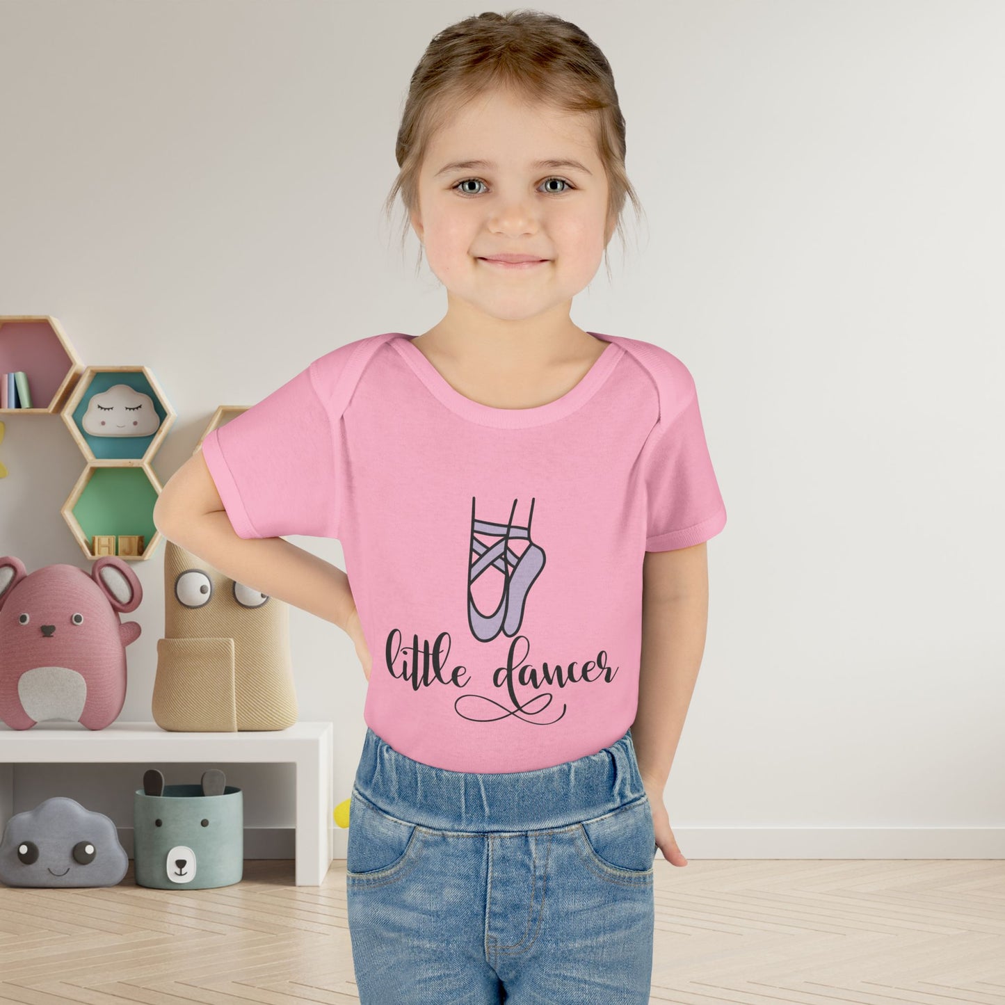 Little Ballerina Infant Baby Rib Bodysuit
