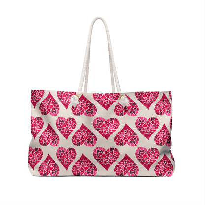 Simple Hearts Weekender Bag